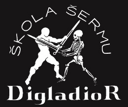 Logo školy šermu Digladior