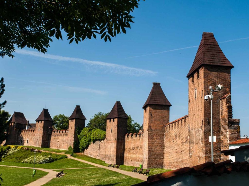 Hradby města Nymburk. Jejich počátek lze datovat do druhé poloviny 13. století